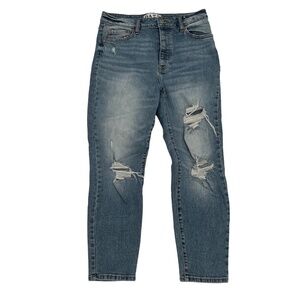 DAZE Distressed Button Fly Jeans Size 28 Women's